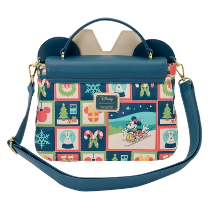 Loungefly Disney Cross Body Bag - Minnie Mouse Holiday