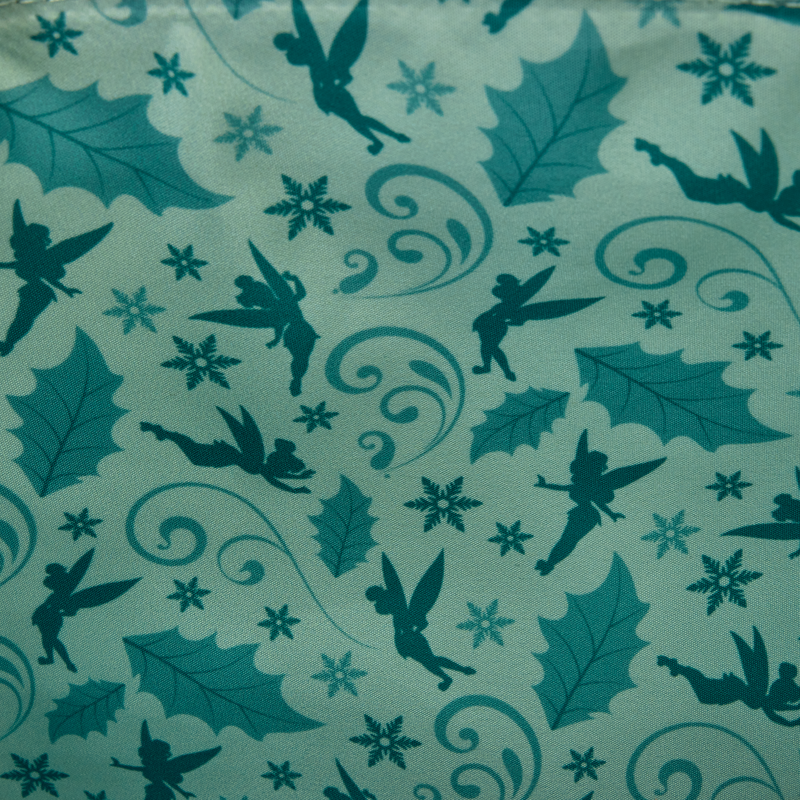 Loungefly Disney Cross Body Bag - Tinker Bell Holiday Sequin Crossbody Bag