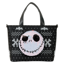 Loungefly Disney Tote Bag - Jack Skellington Reversible Sequins