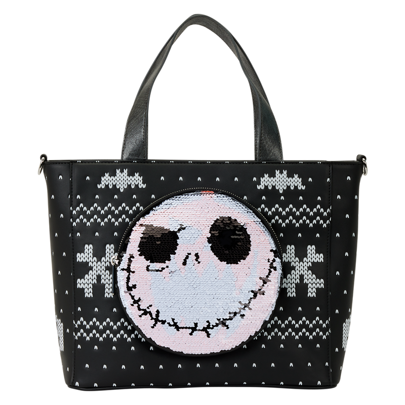 Loungefly Disney Tote Bag - Jack Skellington Reversible Sequins