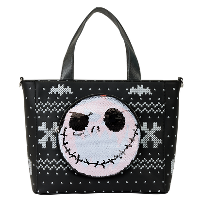 Loungefly Disney Tote Bag - Jack Skellington Reversible Sequins