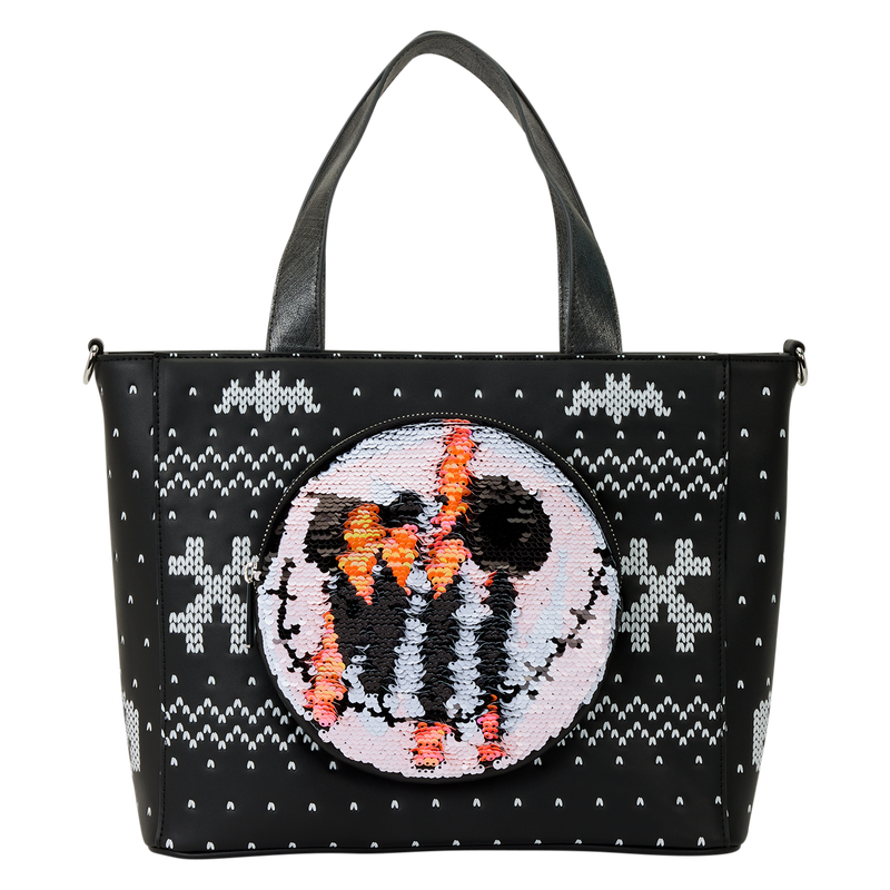 Loungefly Disney Tote Bag - Jack Skellington Reversible Sequins