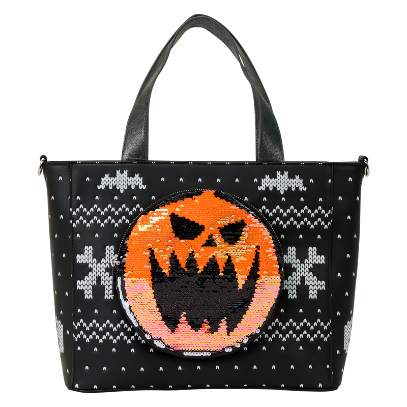 Loungefly Disney Tote Bag - Jack Skellington Reversible Sequins