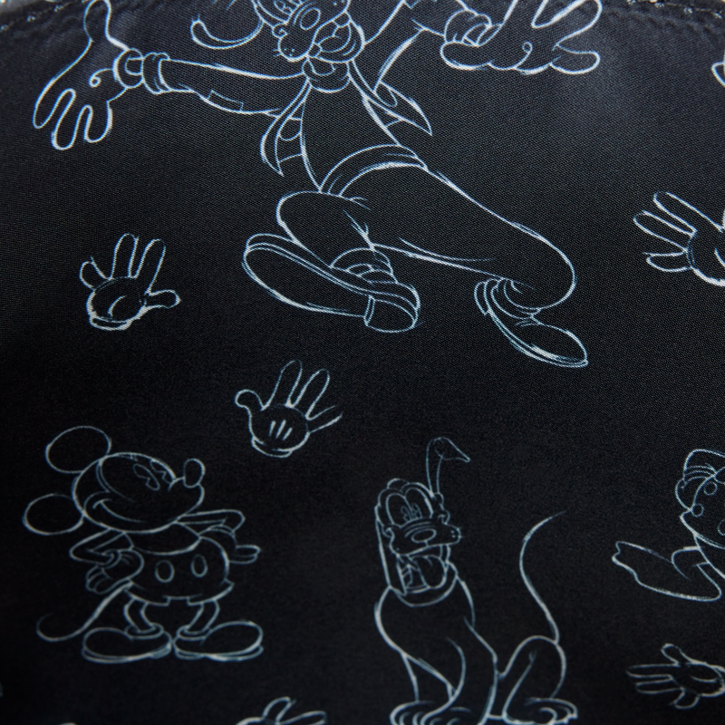 Loungefly Disney Crossbody Bag - Mickey Mouse Artist Sketch