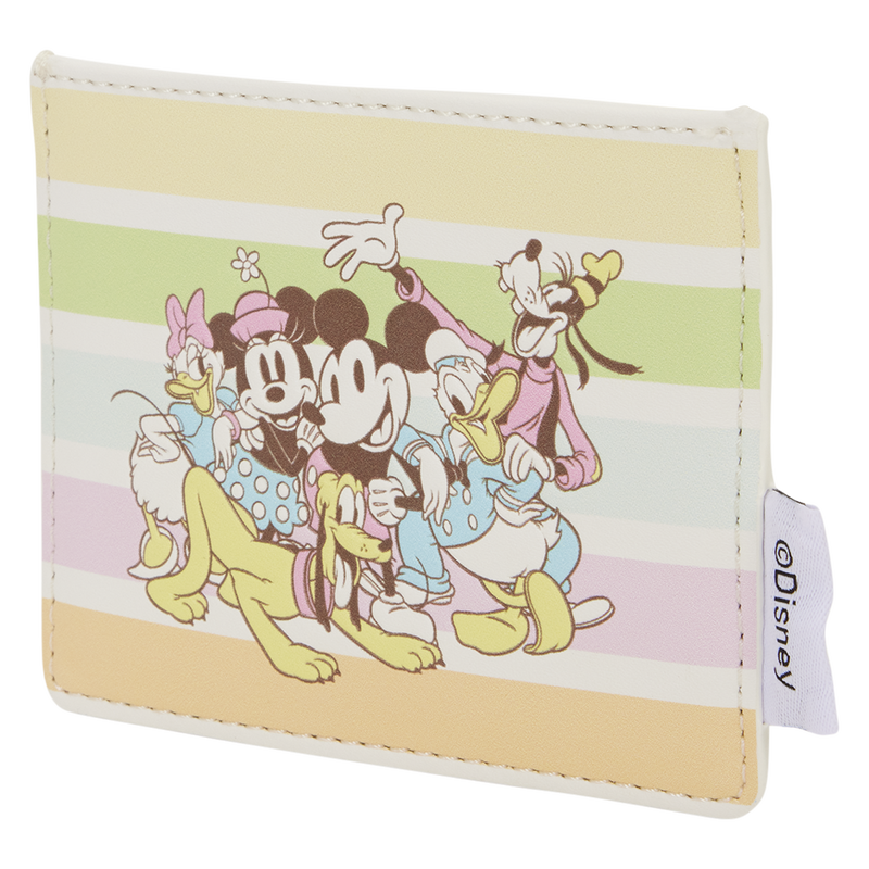 Loungefly Disney Wallet Cardholder - Mickey and Friends Rainbow Stripes