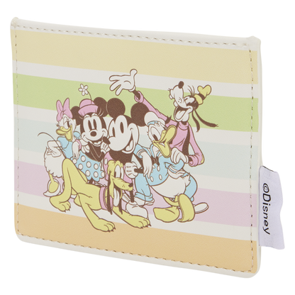 Loungefly Disney Wallet Cardholder - Mickey and Friends Rainbow Stripes