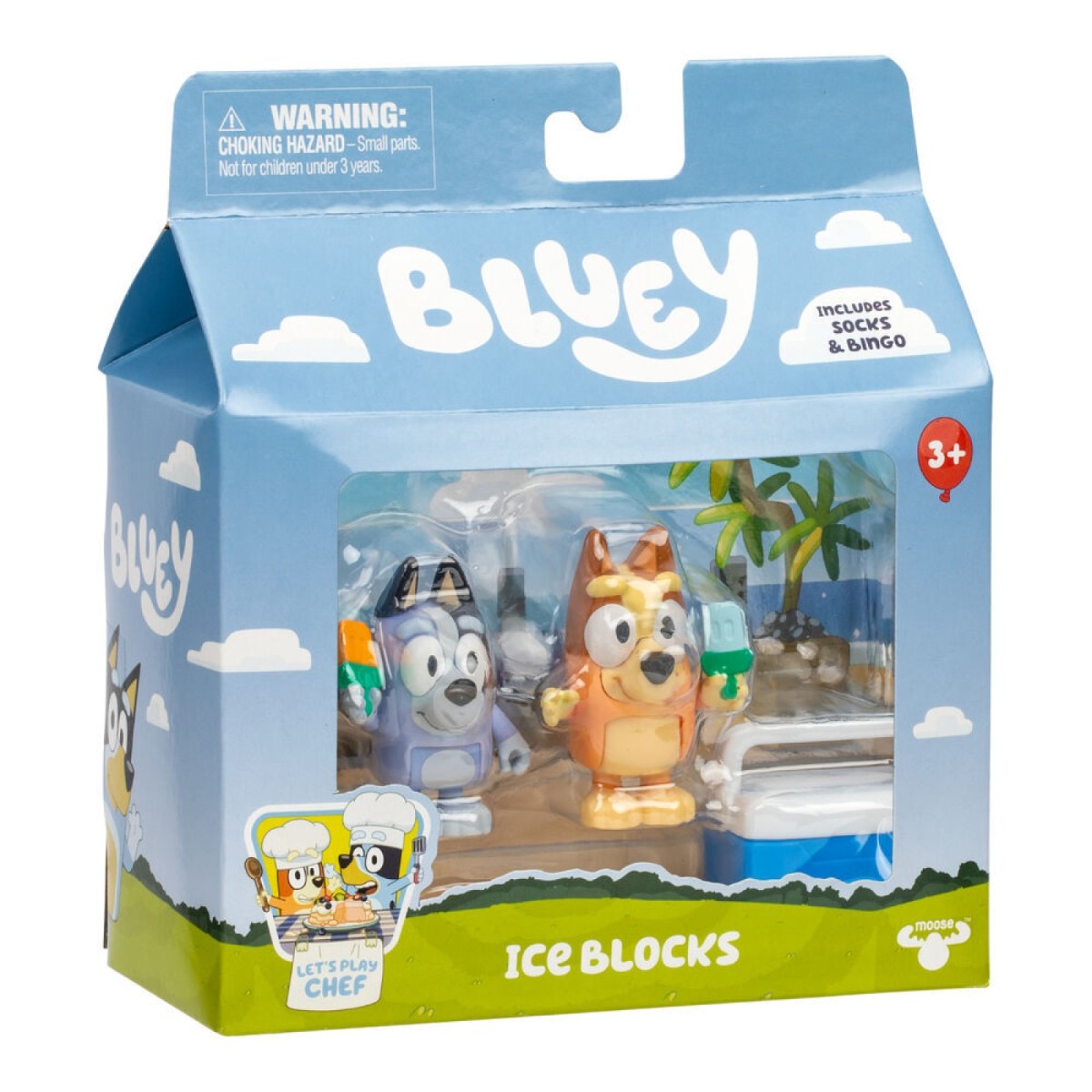 Moose Bluey's Mini Figures Ice Blocks Glaces