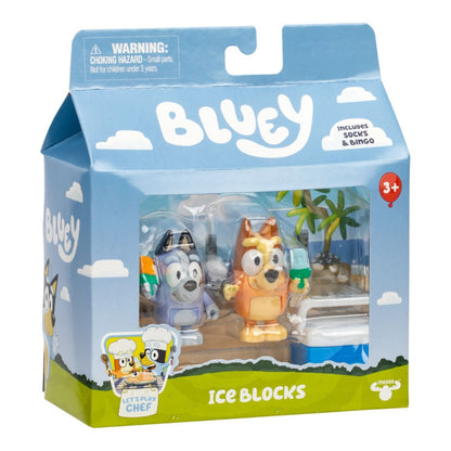 Moose Bluey's Mini Figures Ice Blocks Glaces