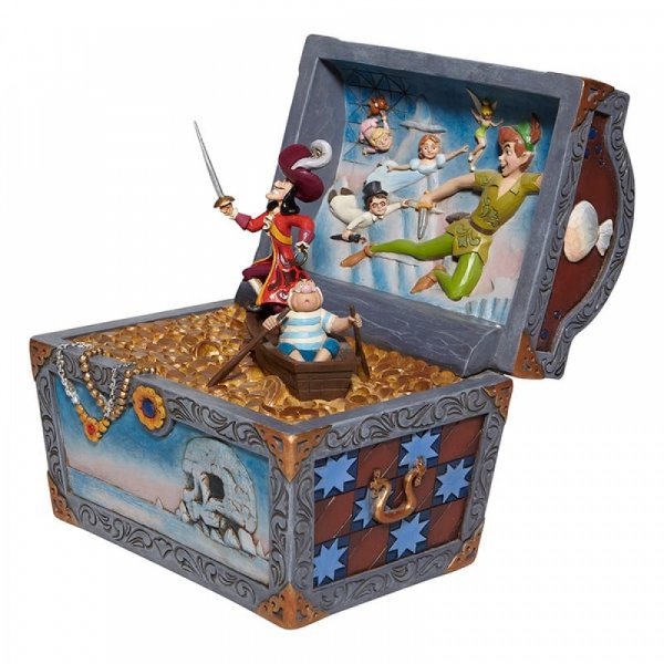 Disney Traditions 6008063 Treasure Strewn Tableau Peter Pan Flying Scene