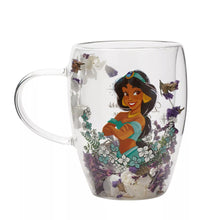 Disney Glass with Dried Flowers - Jasmine