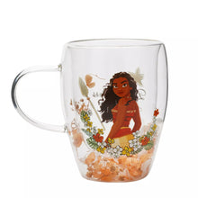 Disney Glass with Dried Flowers - Moana