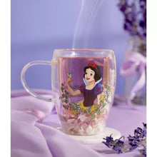 Disney Glass with Dried Flowers - Snow White