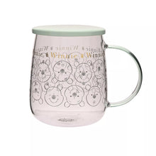 Disney Glass Mug with Lid - Winnie