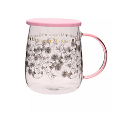 Disney Glass Mug with Lid - Minnie