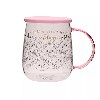 Disney Glass Mug with Lid - Marie