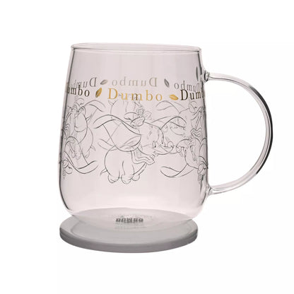 Disney Glass Mug with Lid - Dumbo