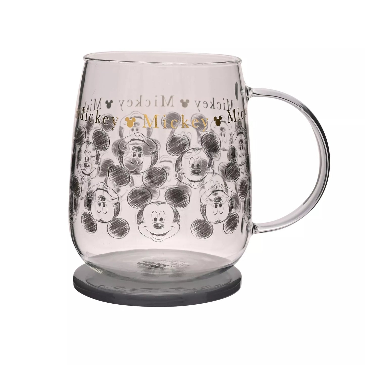 Disney Glass Mug with Lid - Mickey