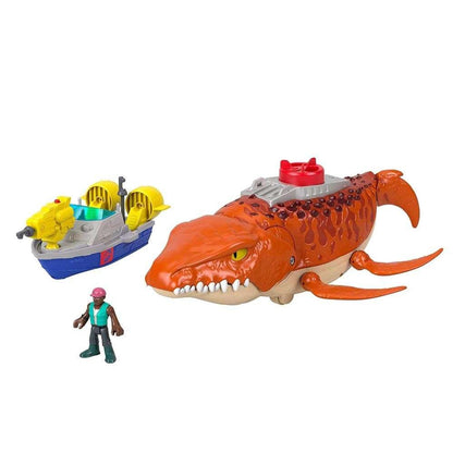 Jurassic World Imaginext Rebirth Aqua Chomp Chase Mosasaurus