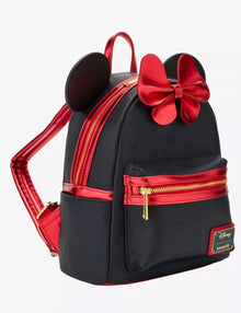 Loungefly Disney Mini Backpack - Minnie Mouse Red Metallic