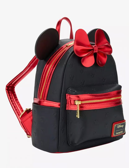 Loungefly Disney Mini Backpack - Minnie Mouse Red Metallic