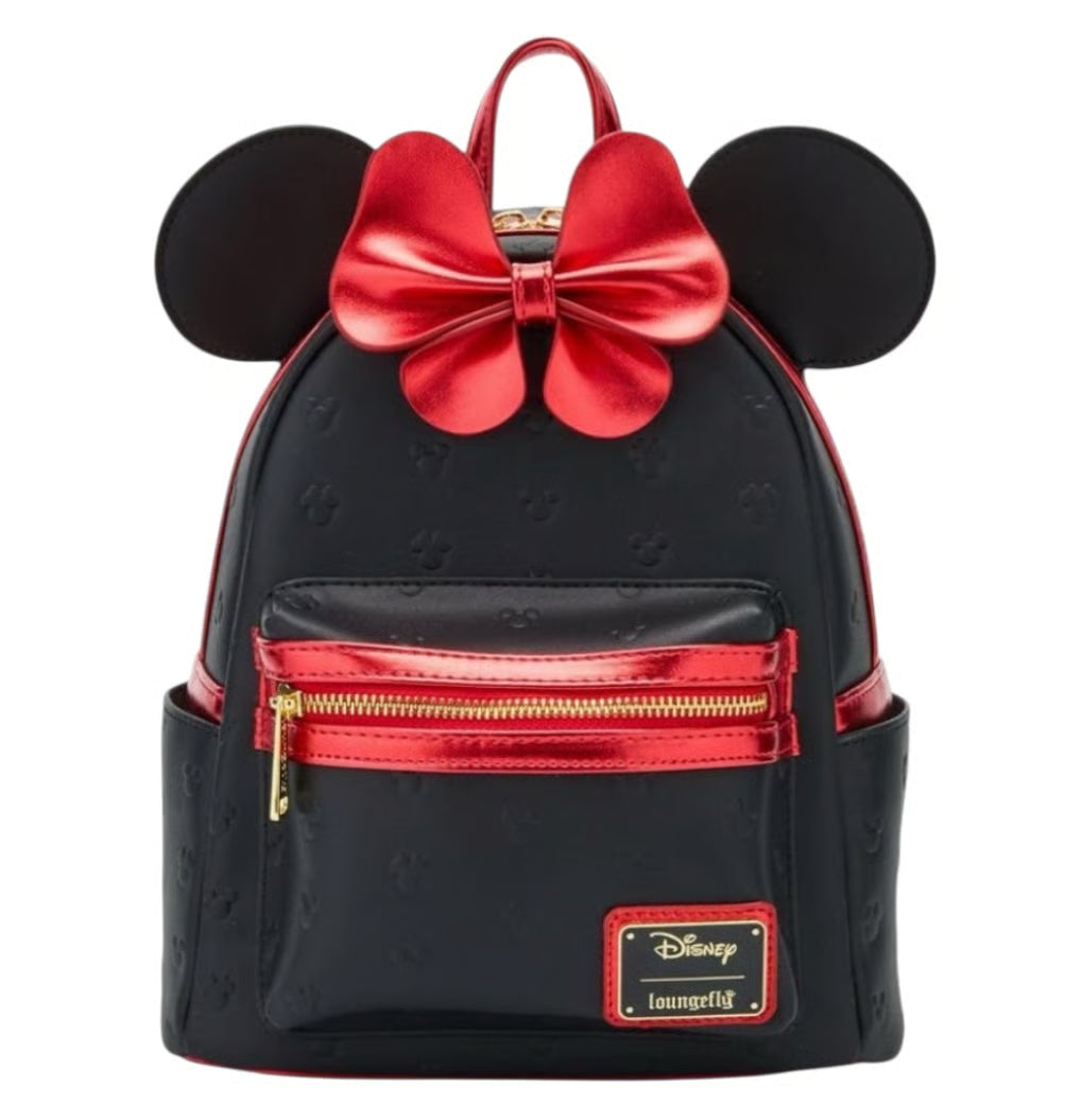 Loungefly Disney Mini Backpack - Minnie Mouse Red Metallic