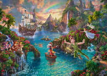 Thomas Kinkade Disney 1000 Puzzle Peter Pan's Never Land