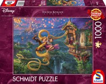 Thomas Kinkade Disney 1000 Puzzle Tangled Up In Love