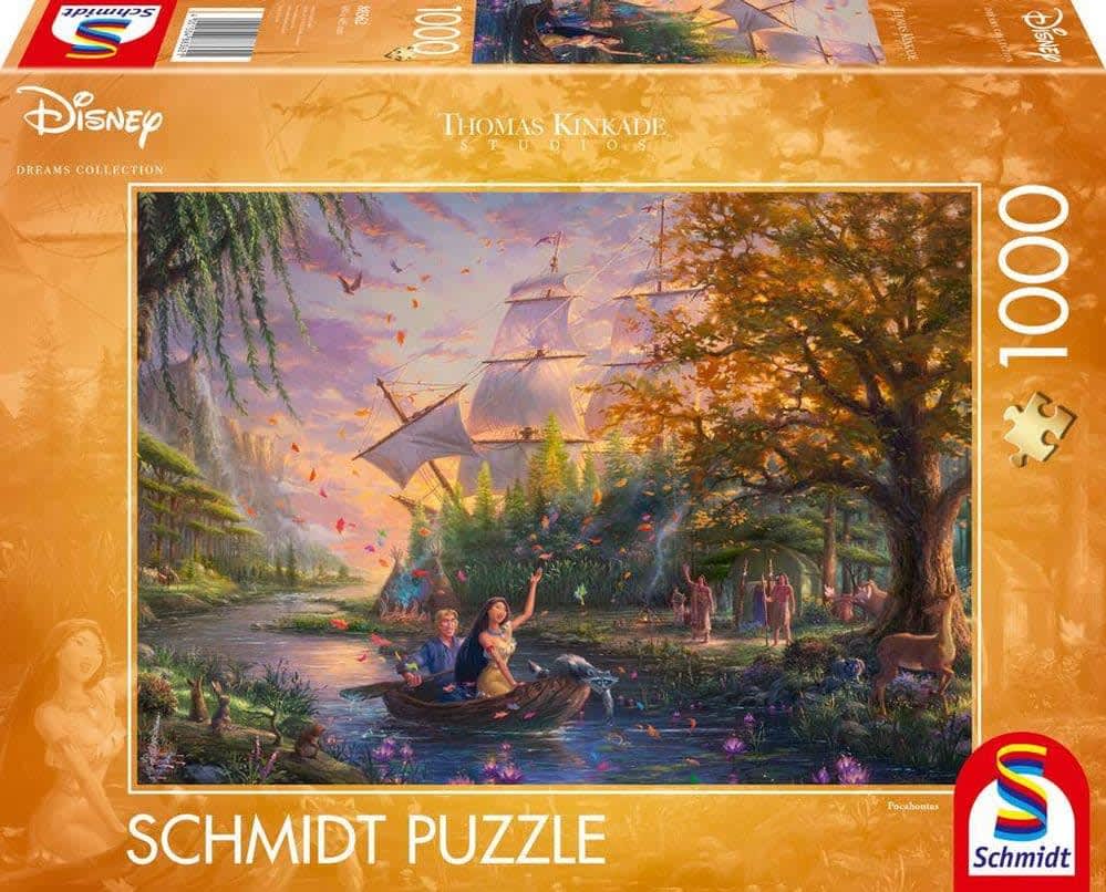 Thomas Kinkade Disney 1000 Puzzle Pocahontas